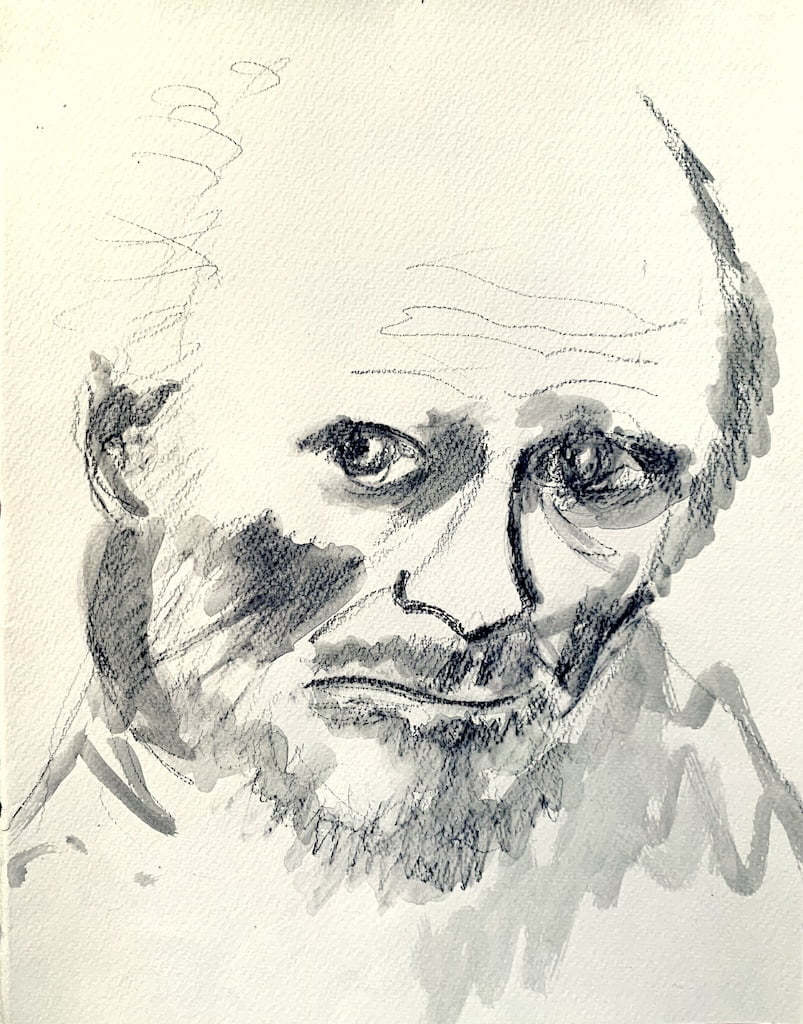 Portrait with graphite