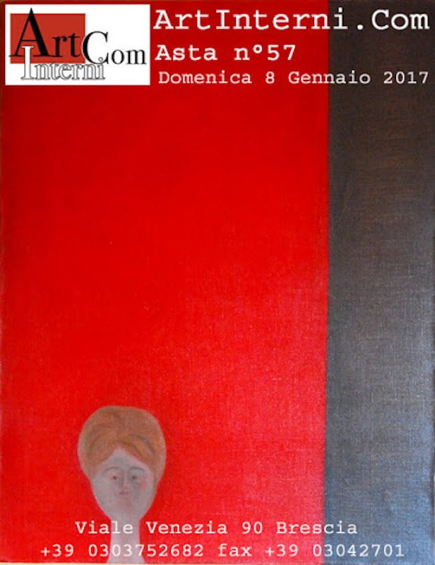 'ArtInterni', Catalogo asta n.57 di Arte contemporanea, Brescia 2017