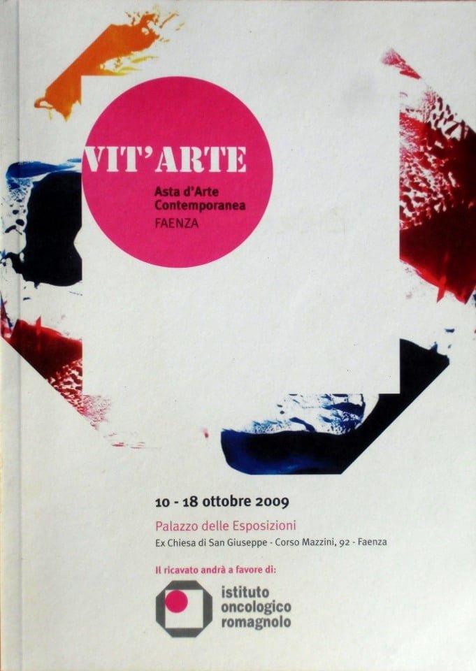 Catalogue Auction of Contemporary Art and Exhibition Palace of Faenza curated by Gian Ruggero manzoni