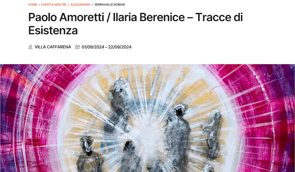 Rassegna stampa e riconoscimenti istituzionali 2 Artribune 2024