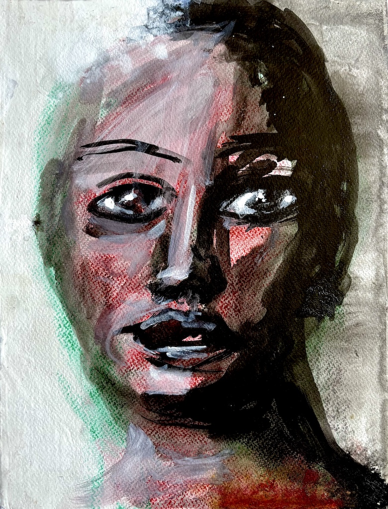 Ilaria Berenice – Artista Contemporanea | Volti Astratti e Ritratti Moderni 8 India