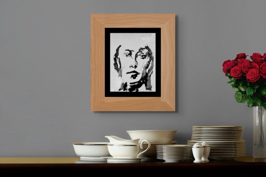 Selected by Explore – Abstract Faces That Speak to the Heart 4 Ink and Voids