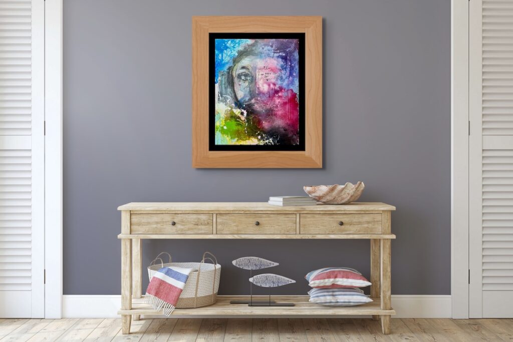 Cosmic Transmutation 2 Cosmic Transmutation Ethereal abstract portrait with cosmic colors and light, visionary art by Ilaria Berenice.