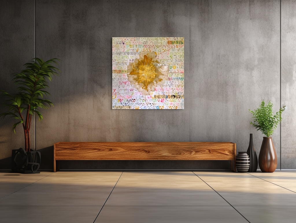 Everyone has gold inside on the wall