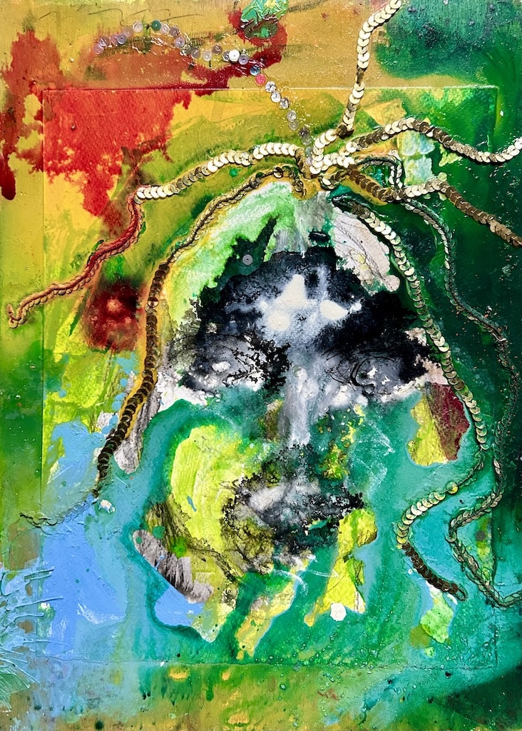 Metamorphosis of Matter - Painting by Ilaria Berenice