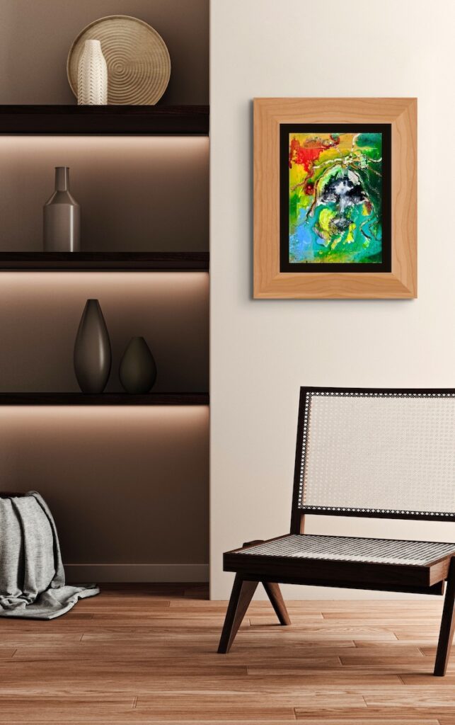 Metamorphosis of Matter on the wall