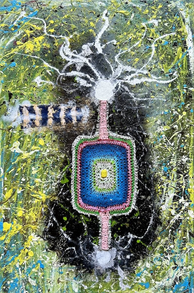 Primordial Pulse - Painting by Ilaria Berenice