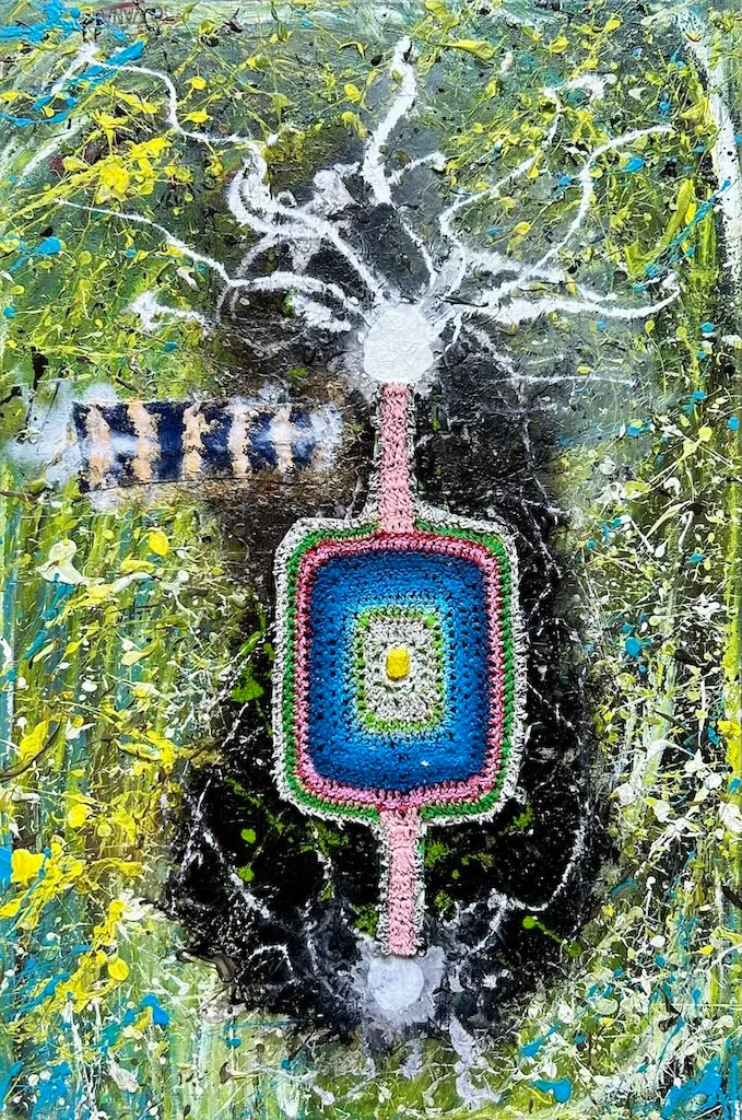 Primordial Pulse - Painting by Ilaria Berenice