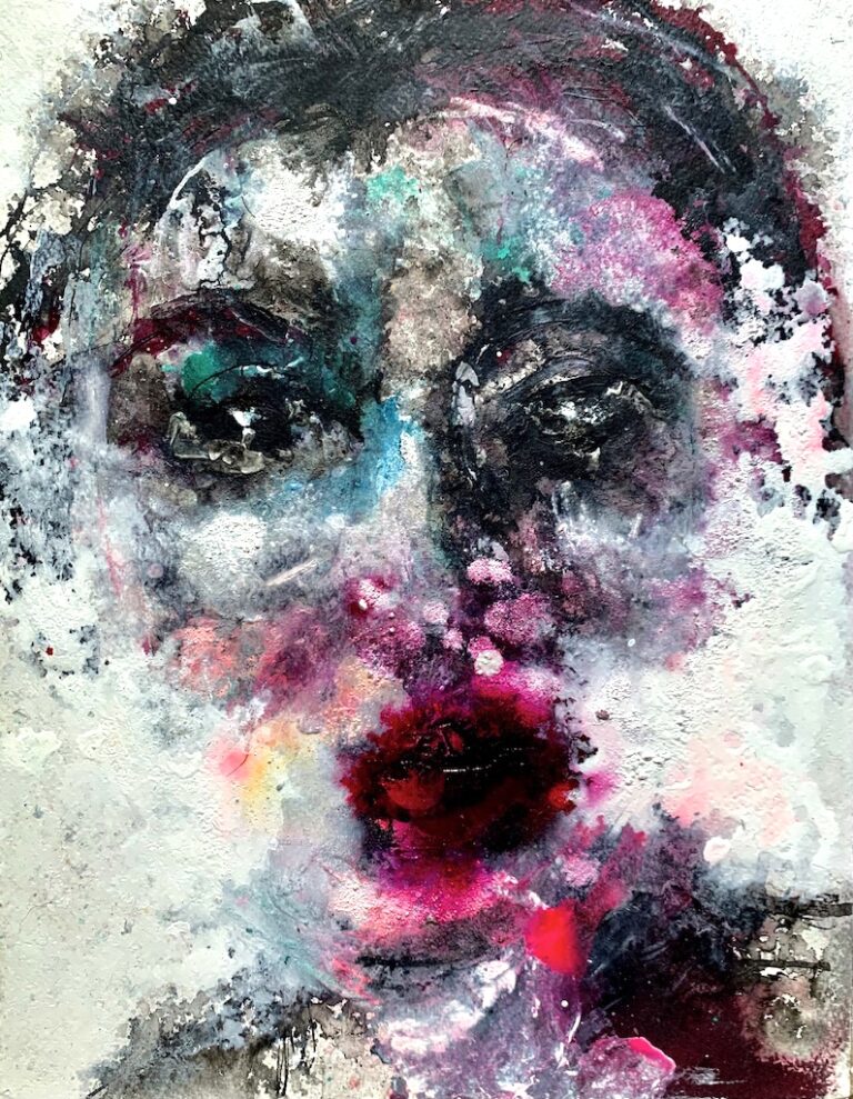 Releasing abstract portrait by Ilaria Berenice