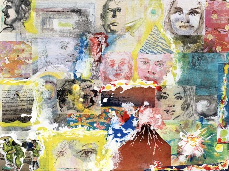 Society - Painting by Ilaria Berenice