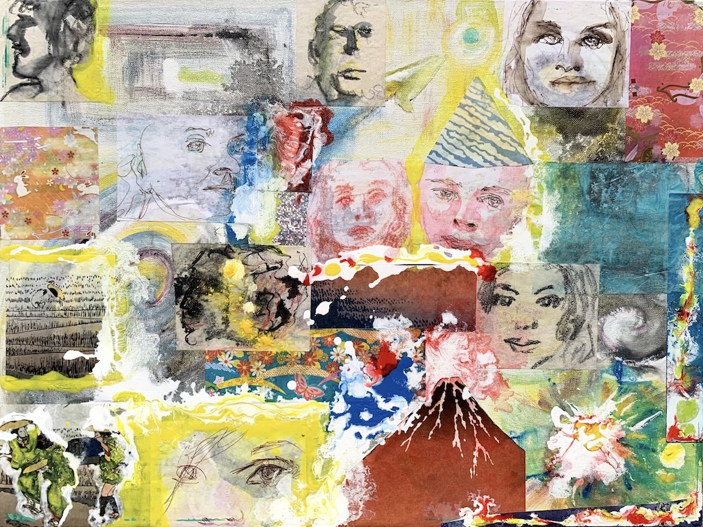 Society - Painting by Ilaria Berenice