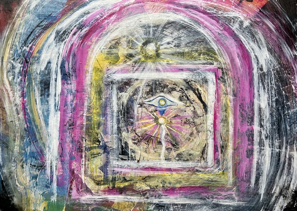 Temple - Painting by Ilaria Berenice