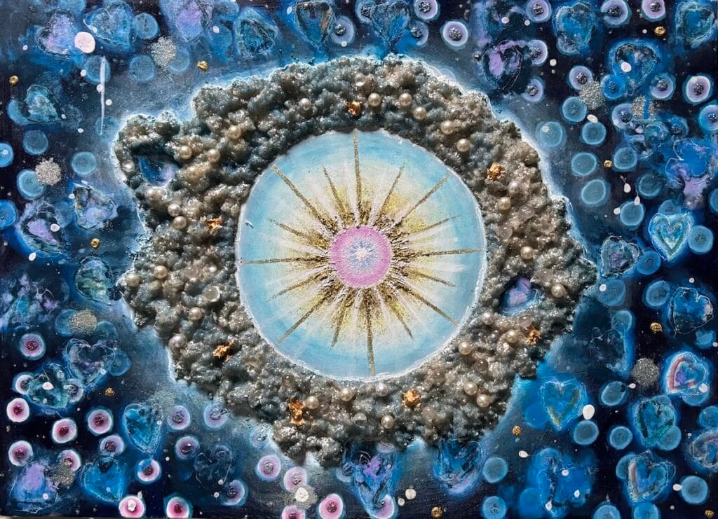 Cosmic Origin - painting by Ilaria Berenice