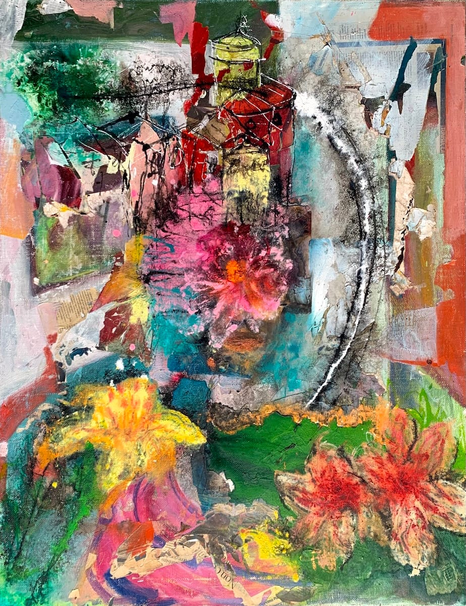 Ilaria Berenice – Contemporary Abstract Artist 3 Layered Ascent 70x90cm painting by Ilaria Berenice