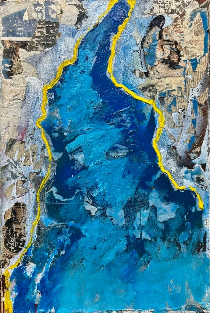 The Channel 40x60cm dipinto di Ilaria Berenice