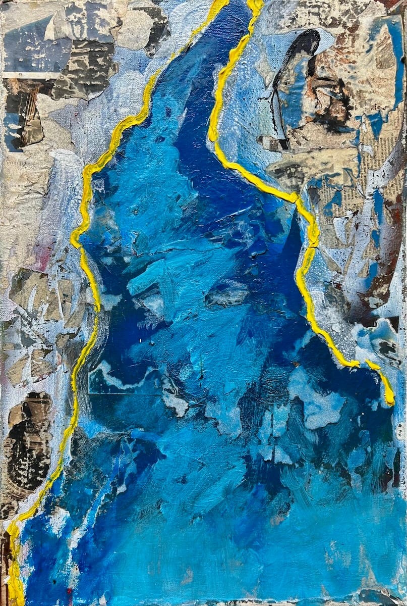 The Channel 40x60cm painting by Ilaria Berenice