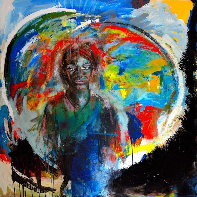 Brazil – abstract figurative painting by Ilaria Berenice