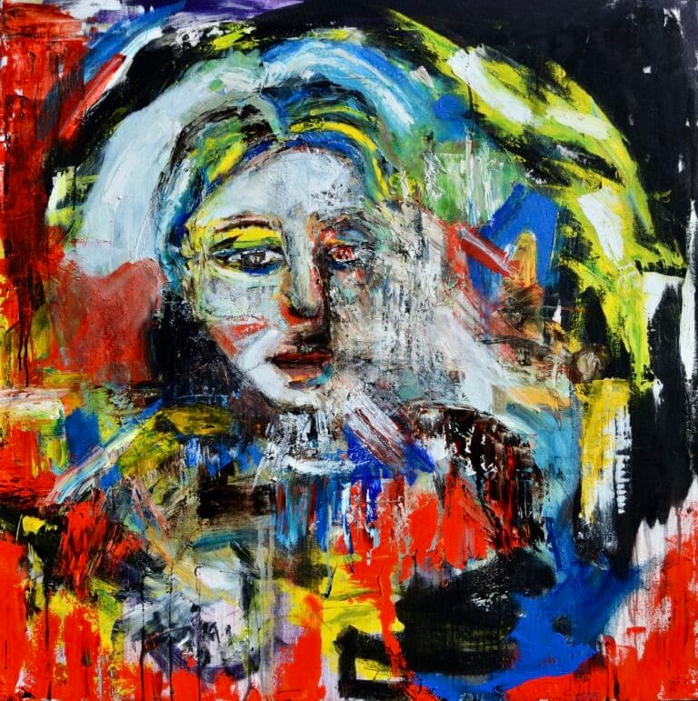 St Germain - painting by Ilaria Berenice and Paolo Amoretti