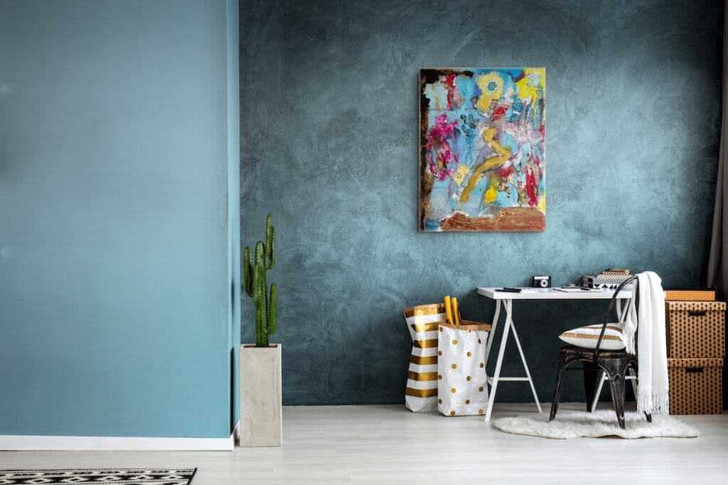 Emergent Axis by Ilaria Berenice displayed in a contemporary interior